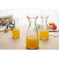 Haonai 2016 popular bulk fancy glass Ice orange bottle